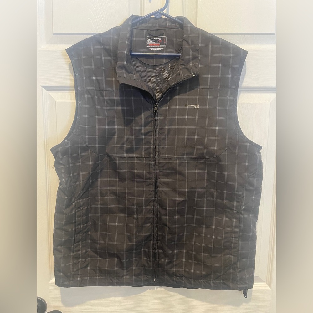 Chaps Golf  78 Checkered Men's Vest